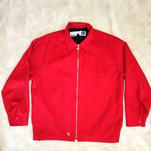 90s Vintage Kik Wear Polyester Jacket XL Red